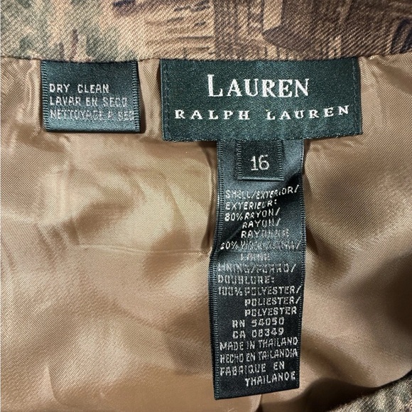 Vintage Womens Polo Ralph Lauren Skirt Western Dog Country Style - Size 16 EUC - Picture 3 of 16